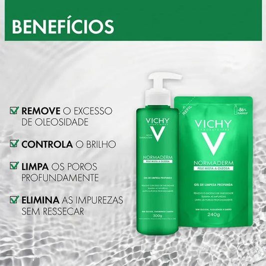 Gel De Limpeza Profunda Facial Vichy Normaderm 300g