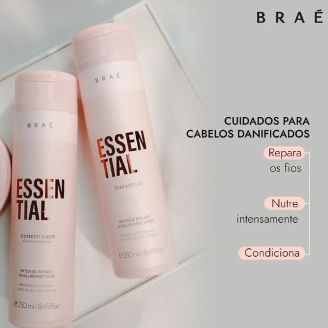 Braé Essential Kit Shampoo + Condicionador Intense